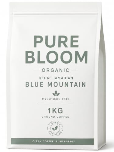 Pure Bloom Clean Jamaican Blue Mountain Decaf Ground Coffee 1kg
