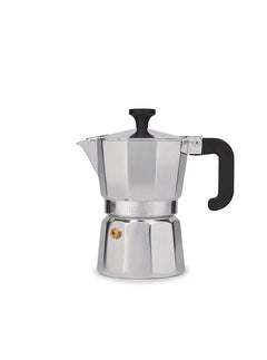 Coffeeholic Cafetière 3-Cup | Venice Aluminium Silver