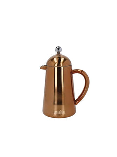Coffeeholic Cafetière 3-Cup | Double Walled Copper