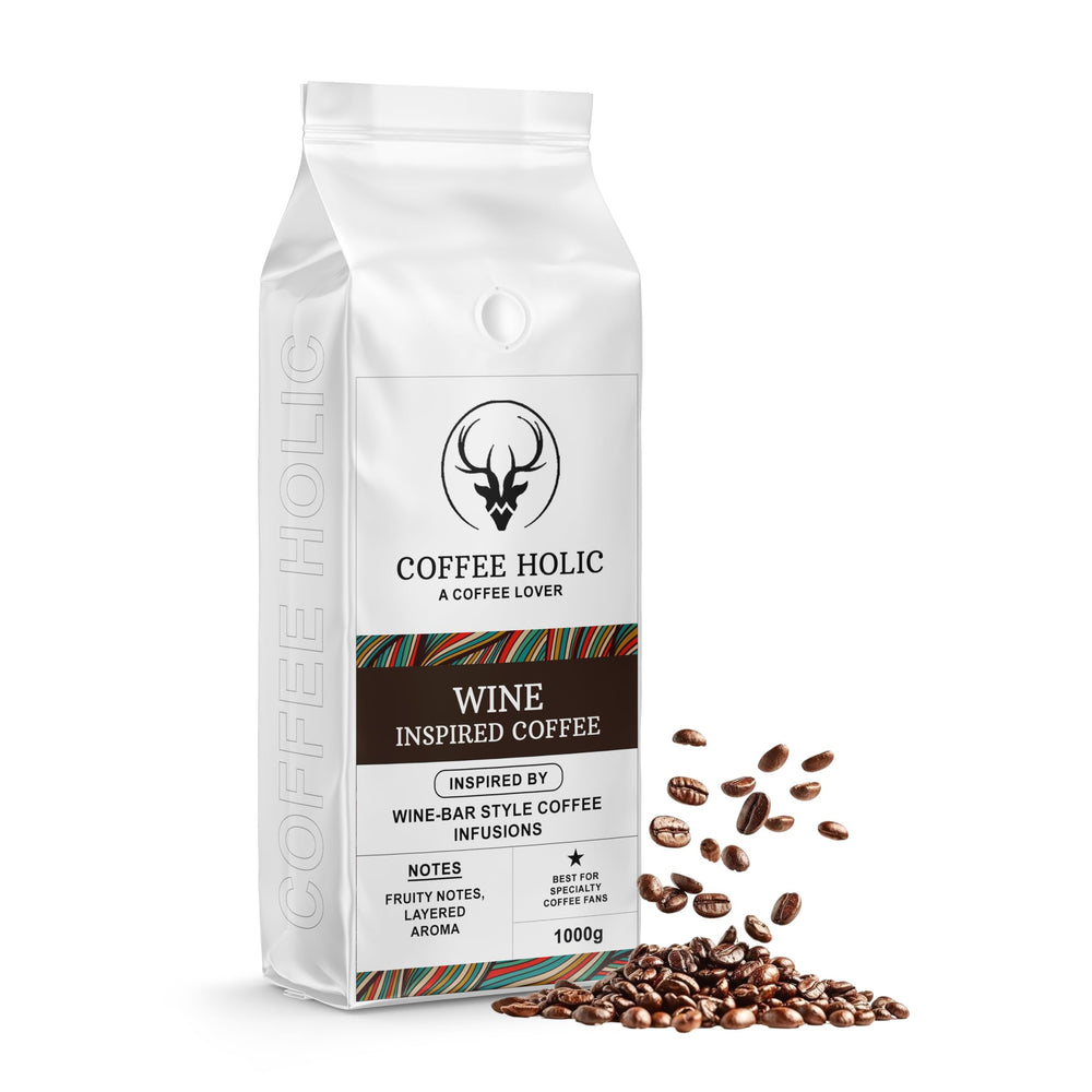 Coffeeholic Wine Inspired Coffee Beans 1kg | Dark Roast