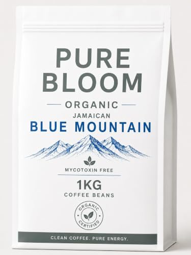 Pure Bloom Clean Jamaican Blue Mountain Specialty Coffee Beans 1kg