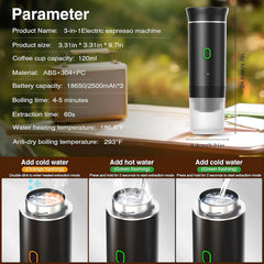 Coffeeholic Portable Coffee Machine