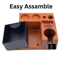 Coffeeholic Espresso Tamper & Tool Organiser | Black