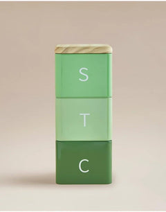 Coffeeholic Tea, Coffee & Sugar Canister Set | Stackable