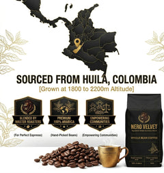 Nero Velvet Espresso Coffee Beans 1kg | Dark Roast
