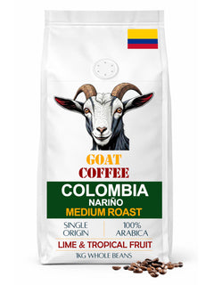 Goat Coffee Colombia Nariño Coffee Beans 1kg | Medium Roast