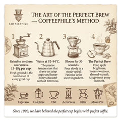 Coffee Phile Pure & Clean Coffee Beans 1kg | Medium Roast