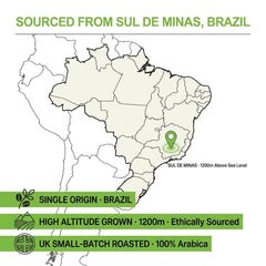 London Roast Co Brazil Coffee Beans 1kg | Medium Roast