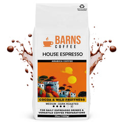 Barns House Espresso Coffee Beans 1kg | Medium-Dark Roast