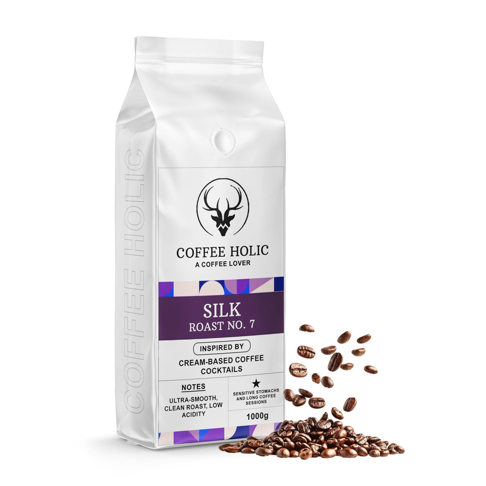 Coffeeholic Silk Roast No. 7 Coffee Beans 1kg | Dark Roast