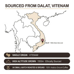 London Roast Co Vietnamese Ground Coffee 1kg | Medium Roast