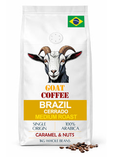 Goat Coffee Brazil Cerrado Coffee Beans 1kg | Medium Roast