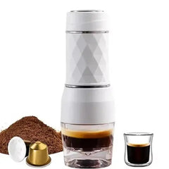 Coffeeholic Portable Coffee Machine | Manual Travel Espresso Maker