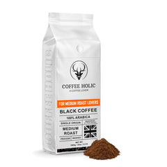 Coffeeholic Ethiopia Black Ground Coffee 1kg | Medium Roast