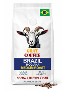 Goat Coffee Brazil Mogiana Coffee Beans 1kg | Medium Roast