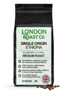 London Roast Co Ethiopia Coffee Beans 1kg | Medium Roast