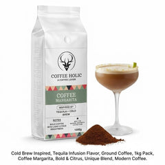 Coffeeholic Margarita Tequila Ground Coffee 1kg | Medium Roast