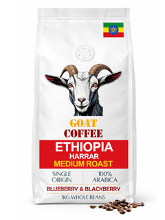 Goat Coffee Ethiopia Harrar Coffee Beans 1kg | Medium Roast