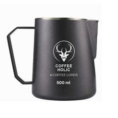 Coffeeholic Travel Mug 500ml | Black Stainless Steel