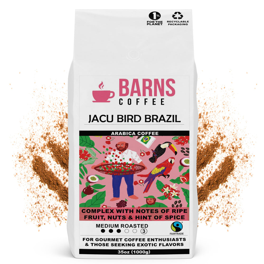 Barns Jacu Bird Brazil Ground Coffee 1kg | Medium Roast