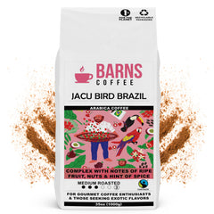 Barns Jacu Bird Brazil Ground Coffee 1kg | Medium Roast