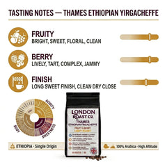 Coffeeholic Thames Roast CO. Fruit & Berry Blend Coffee Beans 1kg