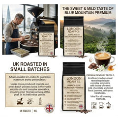 London Roast Co Jamaica Blue Mountain Coffee Beans 1kg | Medium Roast