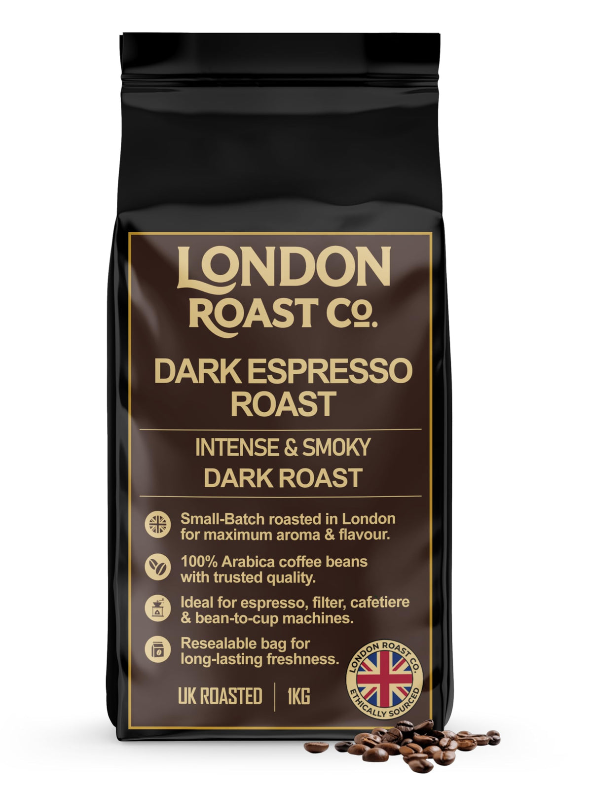 London Roast Co Coffee Beans 1kg | Dark Roast