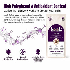 Look Coffee Lean Fitness & Metabolism Clean Coffee Beans 1kg