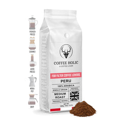 Coffeeholic Peru Filter Coffee 1kg | Medium Roast