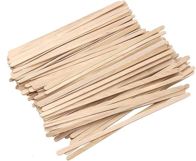 Coffeeholic Wooden Coffee Stirrers 100-Pack | 5.5in