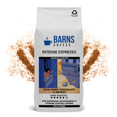 Barns Intense Espresso Ground Coffee 1kg | Dark Roast