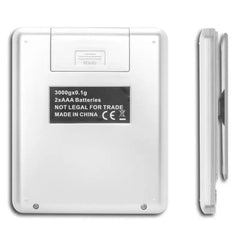 Coffeeholic Digital Coffee Scales 3kg | Timer, 0.1g Precision