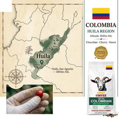 Goat Coffee Colombia Decaf Coffee Beans 1kg | Medium Roast