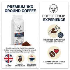 Coffeeholic White Russian Cocktail Ground Coffee 1kg