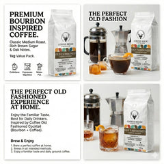 Coffeeholic Old Fashioned Bourbon Inspired Ground Coffee 1kg | Medium Roast