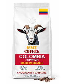 Goat Coffee Colombia Supremo Coffee Beans 1kg | Medium Roast