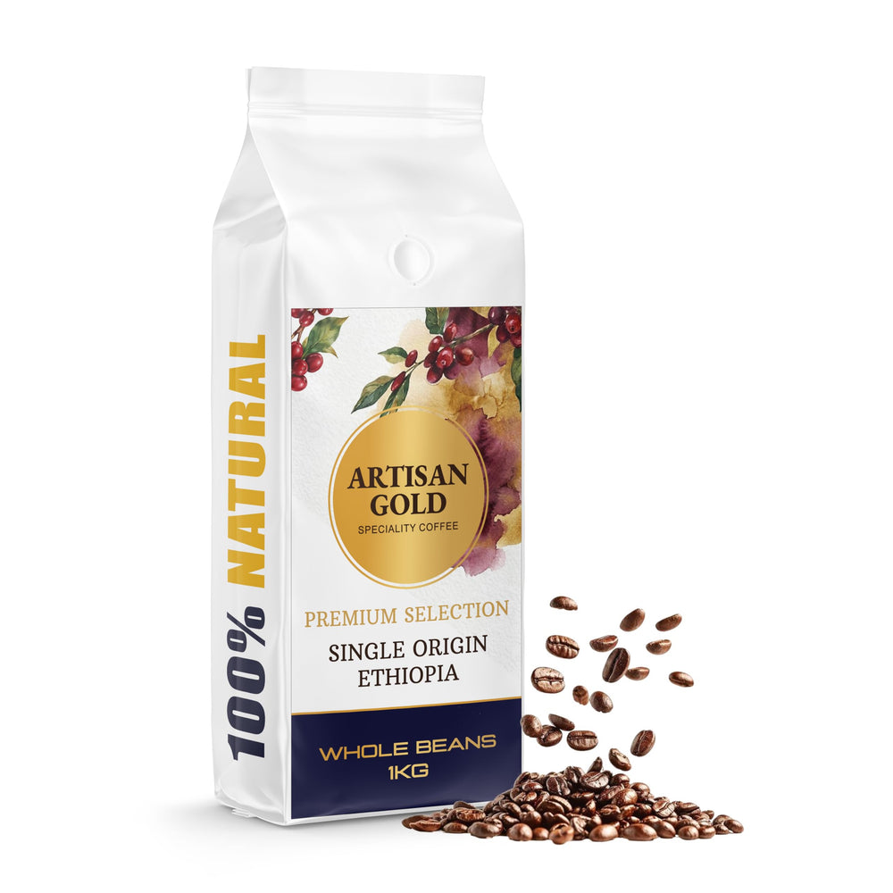 Coffeeholic Ethiopia Coffee Beans 1kg | Light-Medium Roast