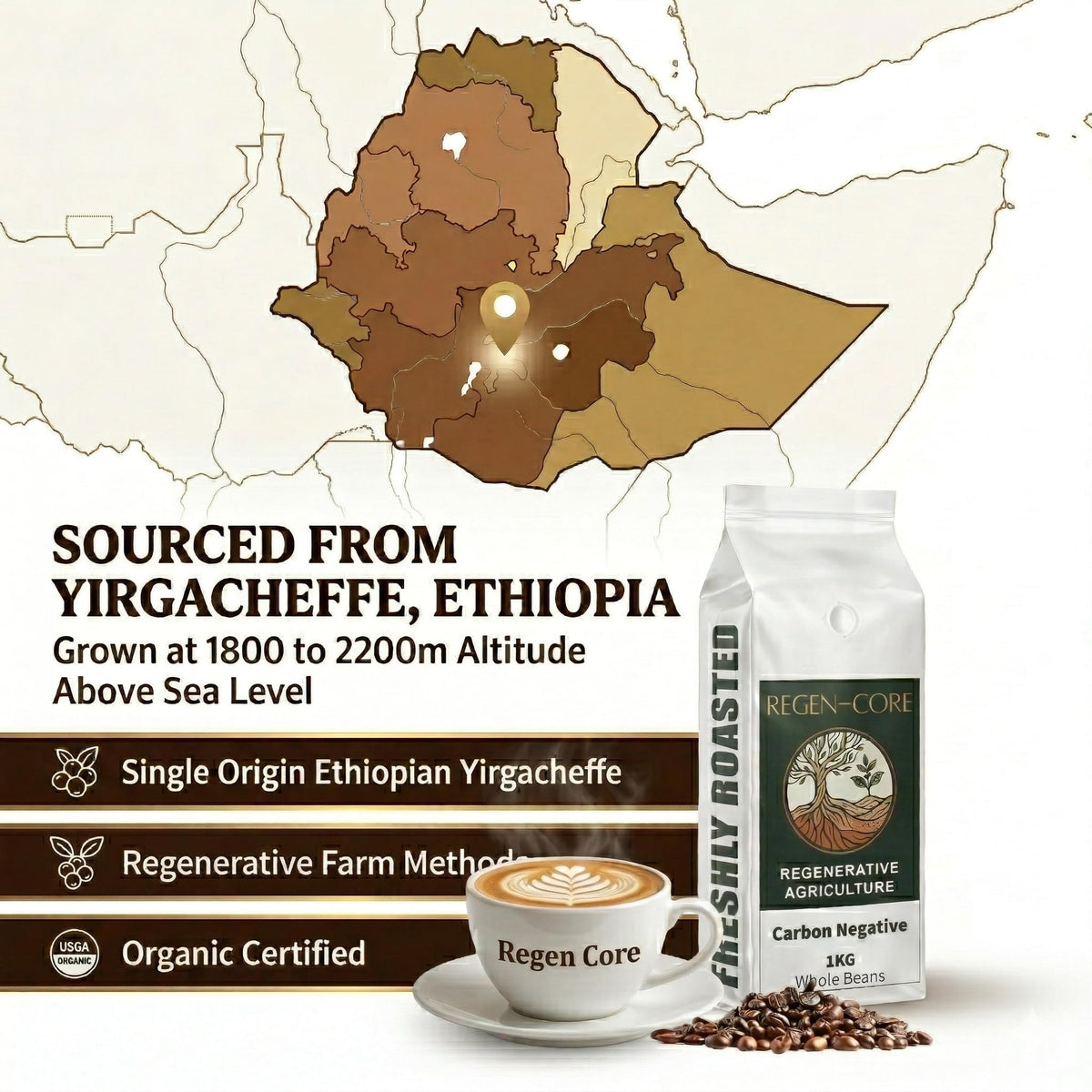 Regen-Core Regenerative Agriculture Coffee Beans 1kg