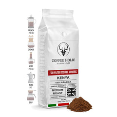 Coffeeholic Kenya Filter Coffee 1kg | Medium Roast