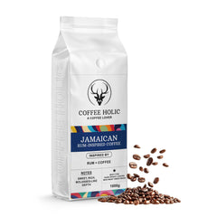 Coffeeholic Jamaican Rum Inspired Coffee Beans 1kg | Dark Roast