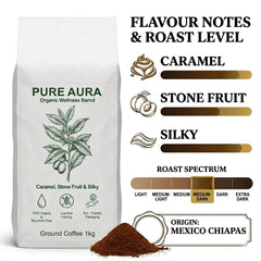 Pure Aura Ground Coffee 1kg