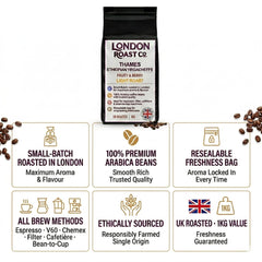 Coffeeholic Thames Roast CO. Fruit & Berry Blend Coffee Beans 1kg