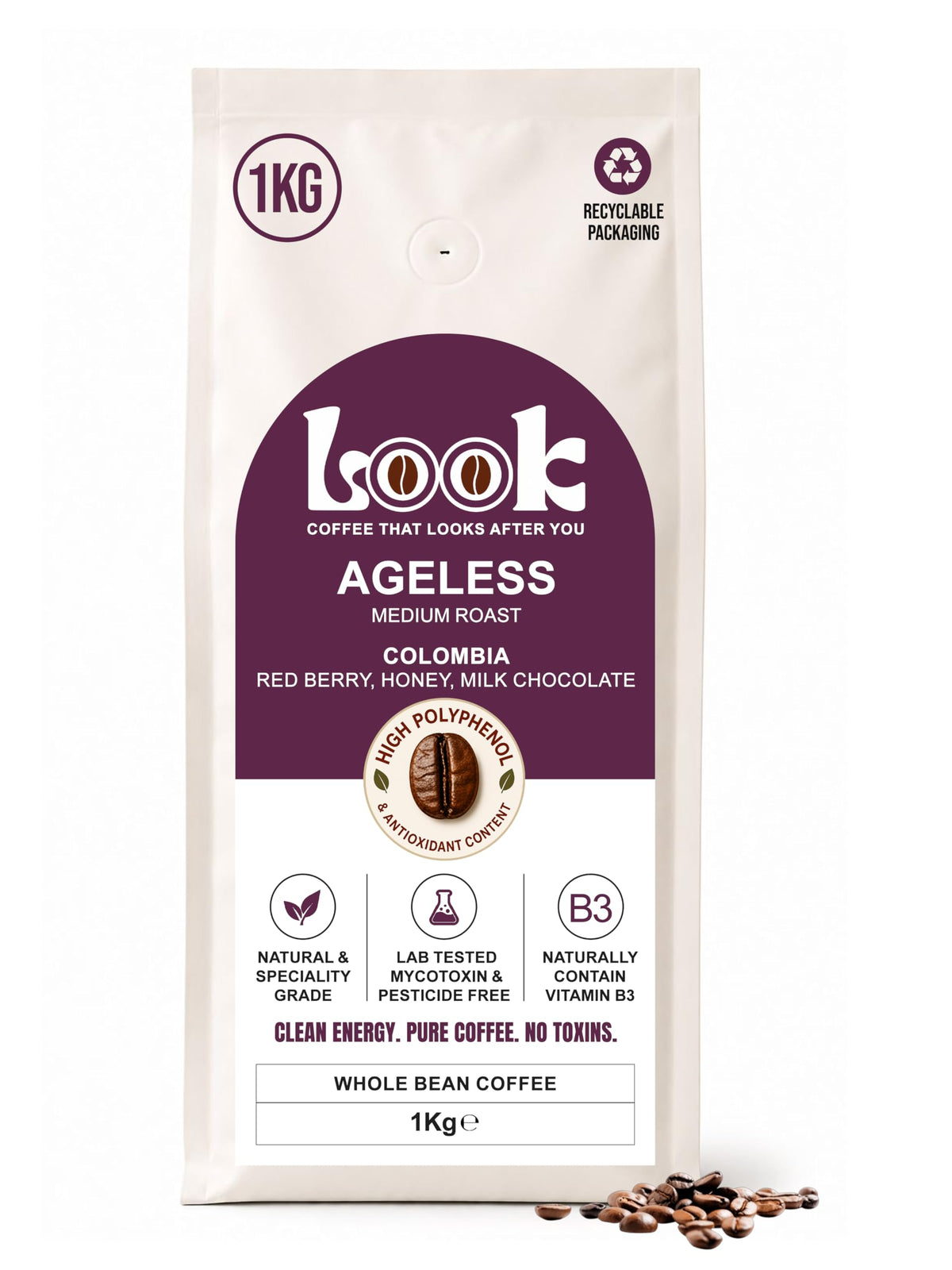 Look Coffee Clean Coffee Beans 1kg