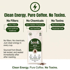 Look Coffee Bold Clean Coffee Beans 1kg | Dark Roast