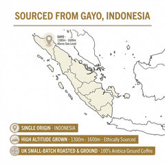 London Roast Co Sumatra Gayo Ground Coffee 1kg | Medium Roast