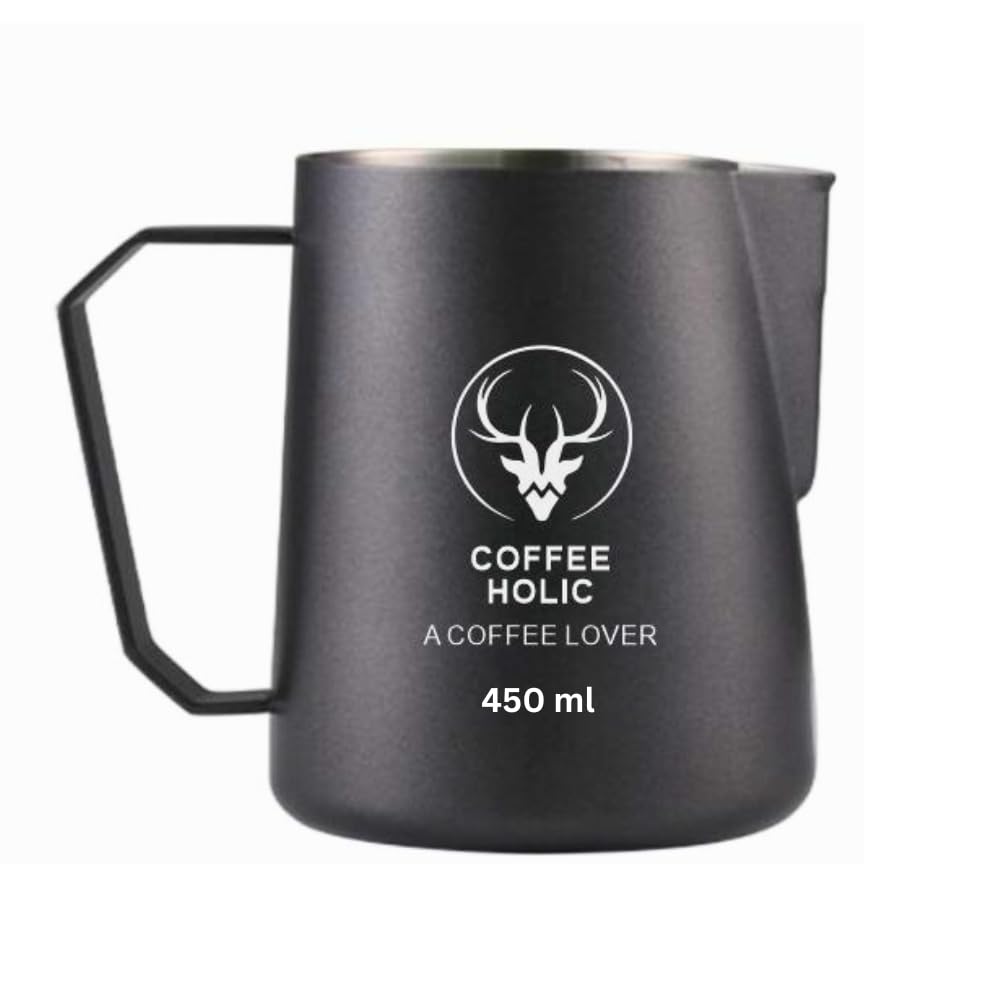 Coffeeholic Travel Mug 450ml | Black Stainless Steel