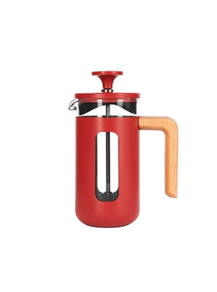Coffeeholic Cafetière 3-Cup | Pisa Latte Red