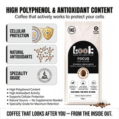 Look Coffee Ethiopia Yirgacheffe Coffee Beans 1kg
