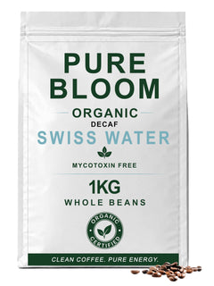 Pure Bloom Clean Jamaican Swiss Water Decaf Coffee Beans 1kg